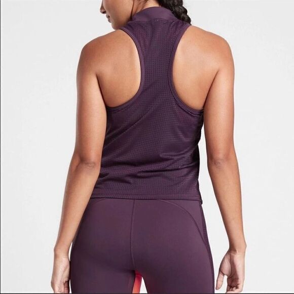 Athleta Hiit It Racer Back Mesh Top Size M Active, Sport, Athletic - Picture 2 of 14